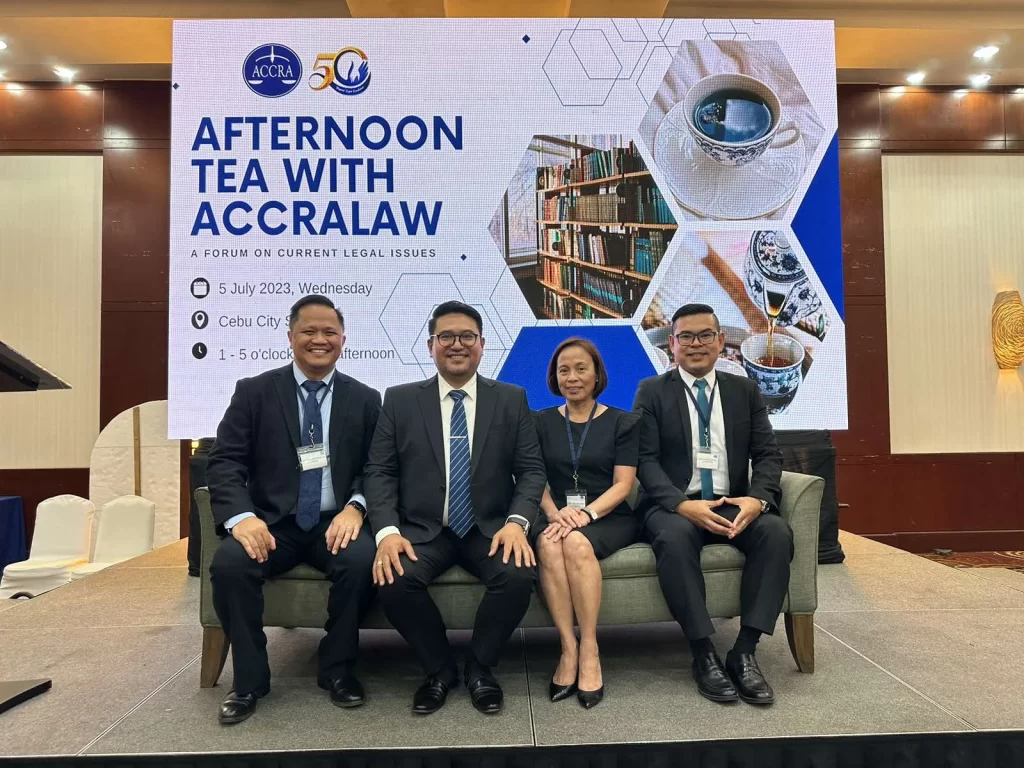 ACCRALAW Cebu Forum on Current Legal Issues ACCRALAW